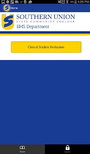 SUSCC EMS Student Evaluation Screenshot 1