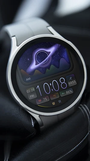 ZKin Watch Starry Sky Widget Screenshot 1