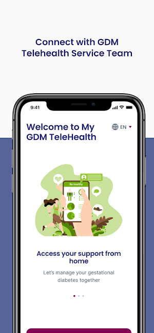 My GDM TeleHealth Screenshot 1