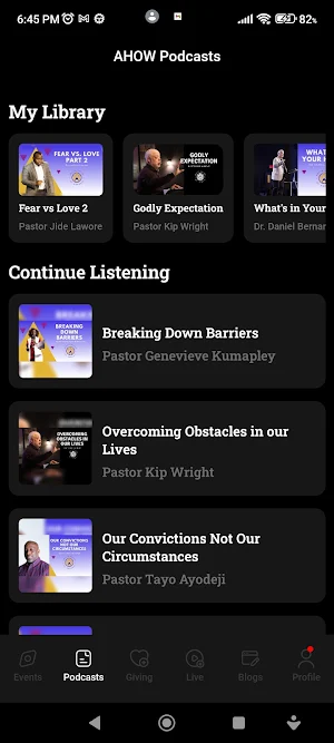 AHOW App Screenshot 2