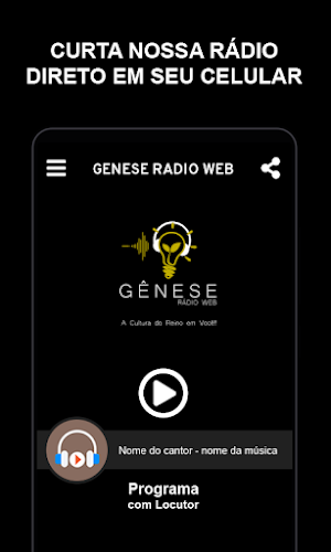 Gênese Rádio Web Screenshot 0