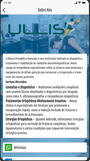 ULLIS TÉCNICA ORTOPÉDICA Screenshot 1