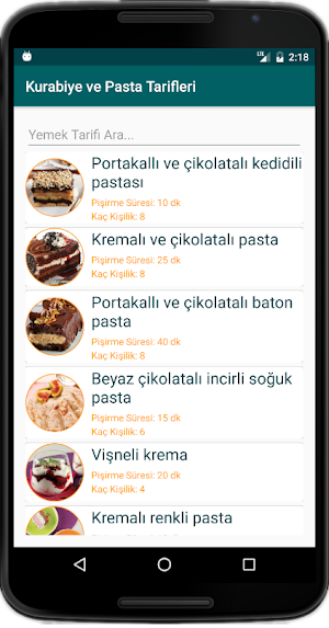 İnternetsiz Kurabiye ve Pasta Tarifleri Screenshot 2
