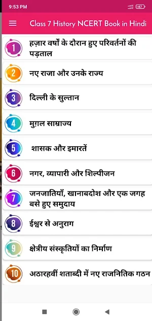 Class 7 History NCERT Book In Hindi Screenshot 1