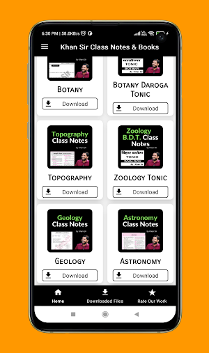 Khan Sir App Class Notes Books Screenshot 3