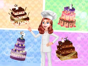 Chocolate Wedding Cake Factory: Fun Cooking Game Screenshot 3