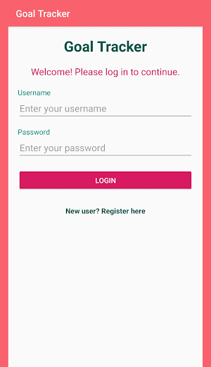 Track your Finance Goals app Screenshot 1