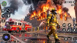 Fire Truck Duty Rescue Mission Screenshot 0