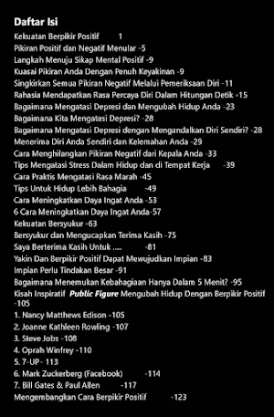Dahsyatnya Berpikir Positif Screenshot 1