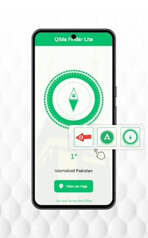 Qibla Finder Lite Screenshot 1