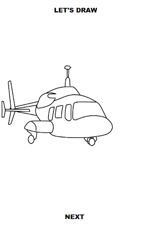 Draw Aircrafts: Helicopter Screenshot 3