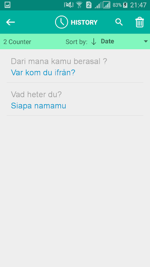 Swedish Indonesian Translator Screenshot 3