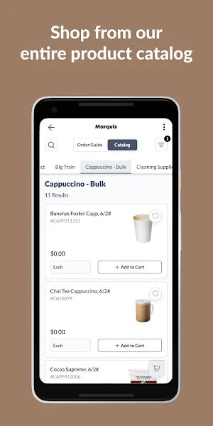 Marquis Beverage Screenshot 2