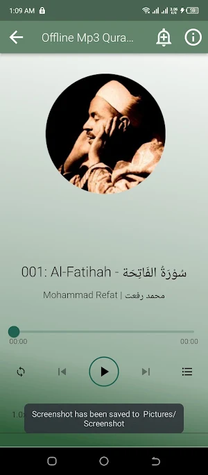 Muhammad Refat Mp3 Quran Screenshot 1