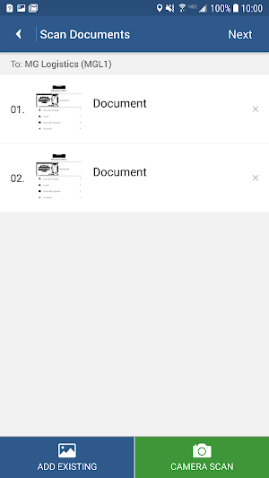 MG Logistics Screenshot 1