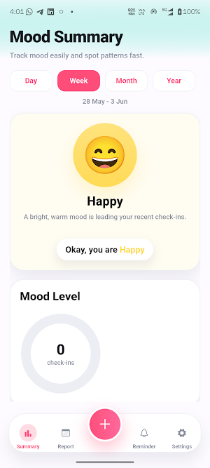 Mood Tracker Screenshot 1