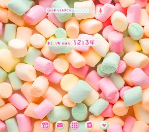 Wallpaper-Pastel Marshmallows- Screenshot 0