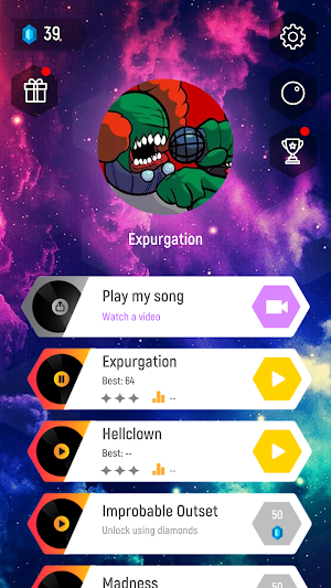 FNF Tricky Crazy music game - Hop tiles Screenshot 0