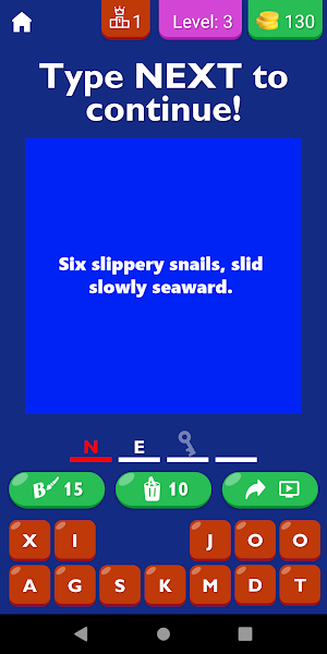 Tongue Twister English App Screenshot 1