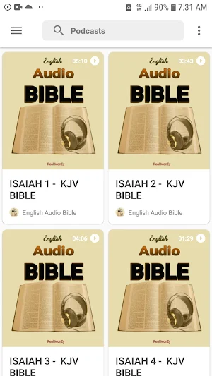 English Audio Bible Podcast Screenshot 1
