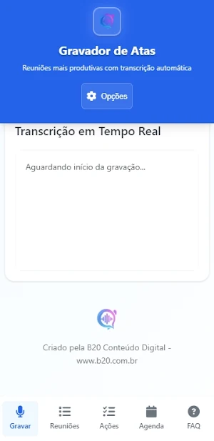 Gravador de Atas de Renião Screenshot 1