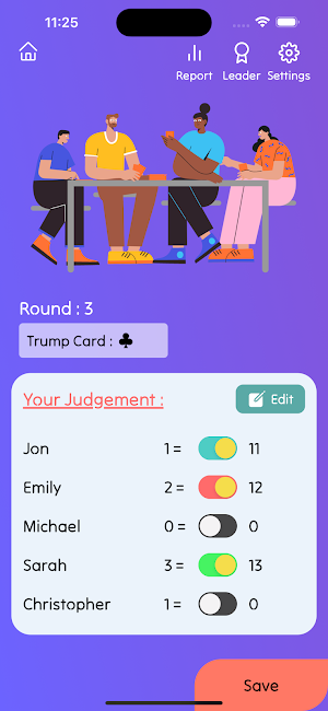 Card Game - Scorer Screenshot 2