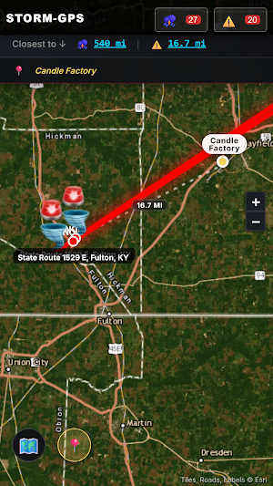 STORM-GPS: Tornado Tracker Screenshot 2