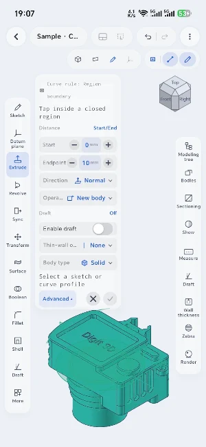 Digit 3D: CAD Viewer & Editor Screenshot 0
