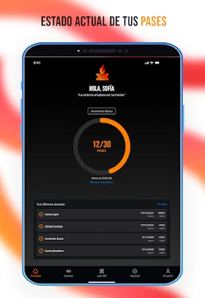 Fitness Club Pass Screenshot 1