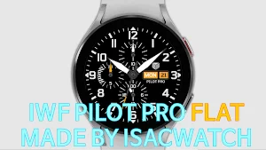IWF Pilot Pro Flat watch face Screenshot 0
