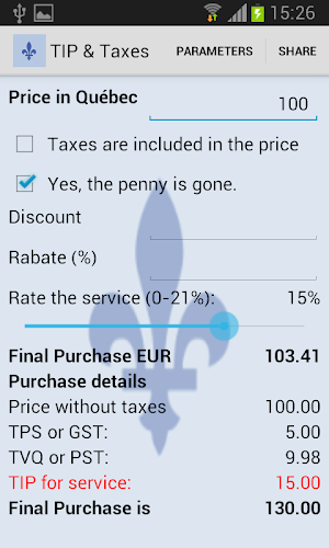 Tip, Taxes & Share Screenshot 0