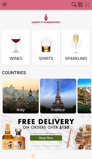 Audet's Wine & Spirits Screenshot 1