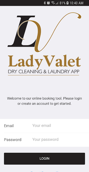 Lady Valet Dry Cleaners Screenshot 0
