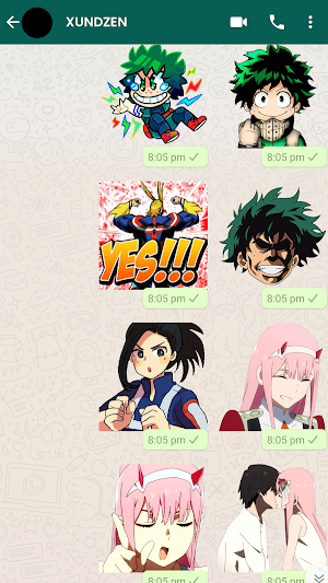 Anime Stickers - WAStickerApps Stickers Anime Screenshot 3