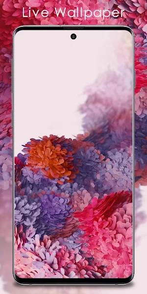 Galaxy S20 Video Wallpaper White Screenshot 0
