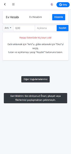 Hesabım Pro: Muhasebe Takibi Screenshot 3