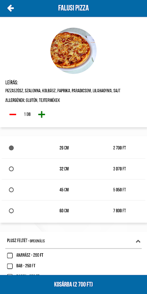 Nike Étterem Screenshot 2