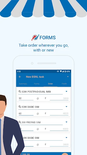 BSNL SalesPort - 360° Sales App Screenshot 2
