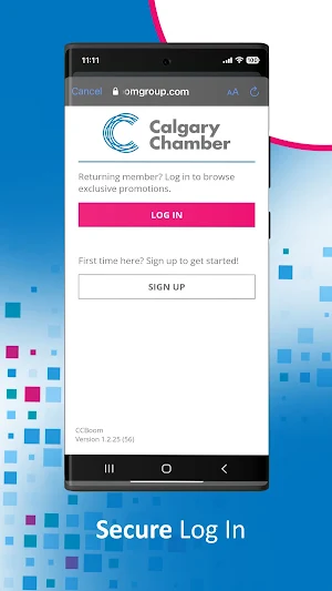 Calgary Chamber BOOM Benefits Screenshot 2