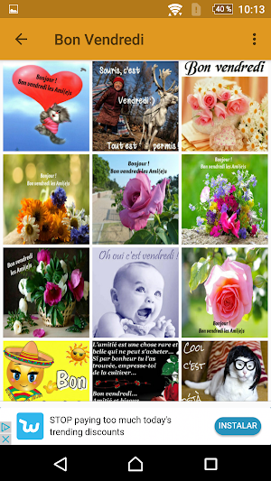 Bon Vendredi - Images et phrases Screenshot 2