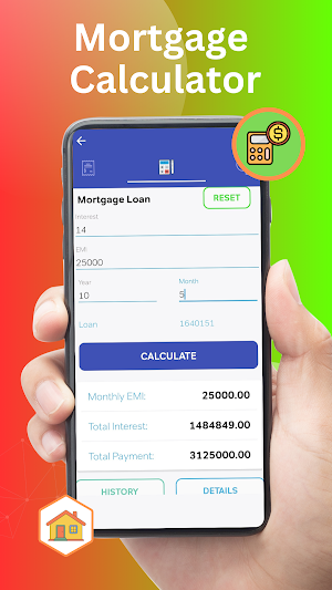 Loan EMI Calculator - Mortgage Screenshot 2