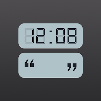 Wisdom Qclock - Time + Quotes