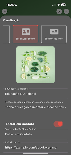 Criador de sites Screenshot 1