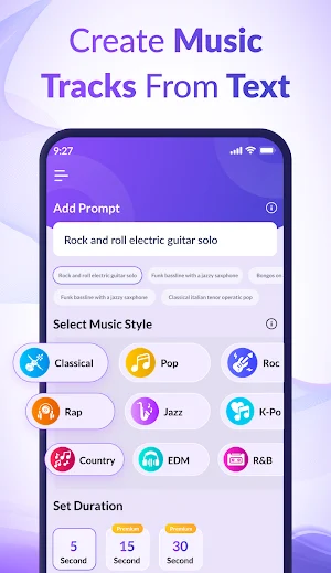 AI Music Generator from Text Screenshot 0