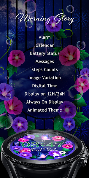 Morning Glory_Watchface Screenshot 0