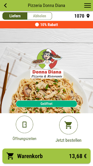 Pizzeria Donna Diana Screenshot 0
