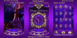 Halloween 3D Next Launcher Theme Screenshot 0