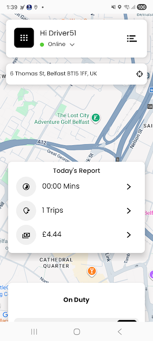 MyKabbi Driver Screenshot 1