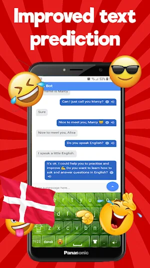 Danish Keyboard 2023 Screenshot 1