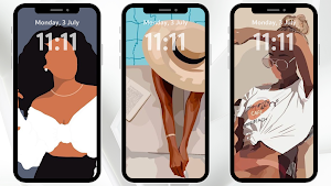 Cute Melanin Girls Wallpapers Screenshot 0